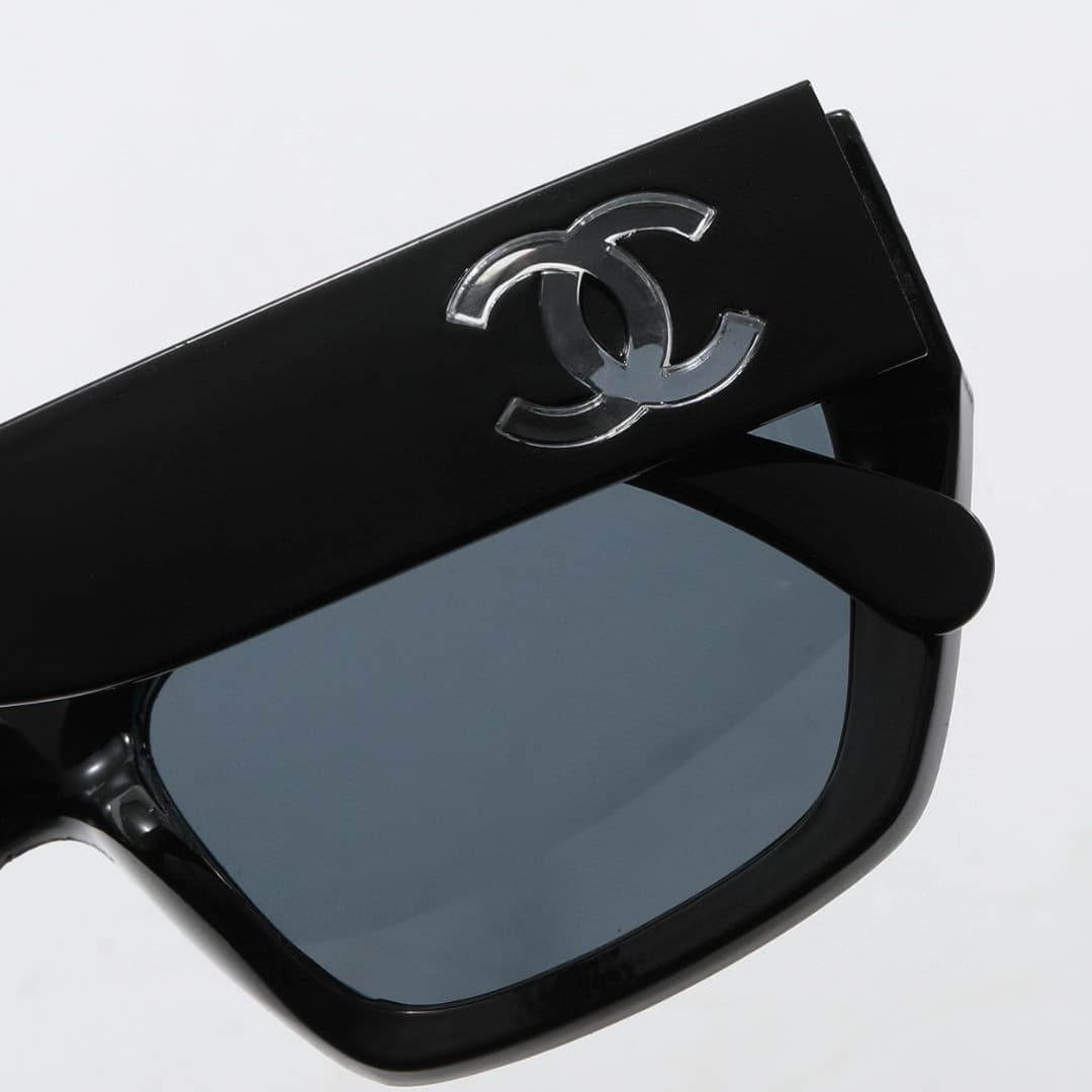 CHANEL CAT EYE SUNGLASSES ACETATE AND NYLON BLACK - Image 2