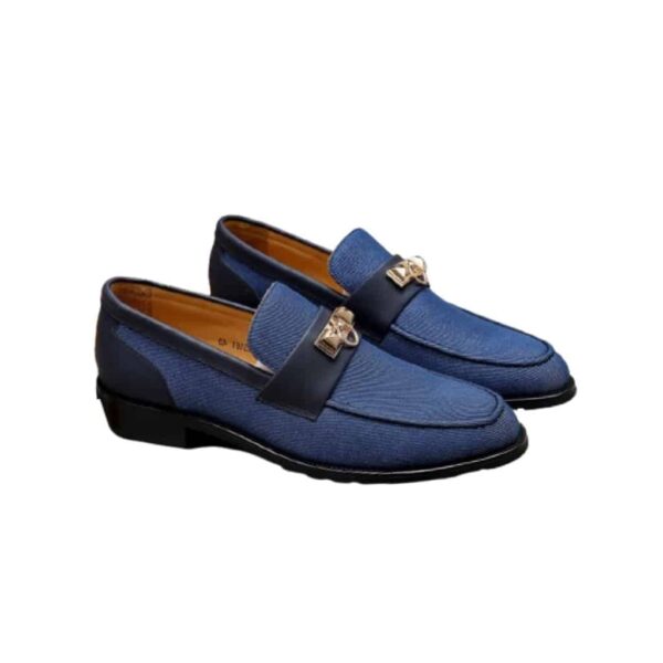 HERMES BLAISE LOAFER BLUE