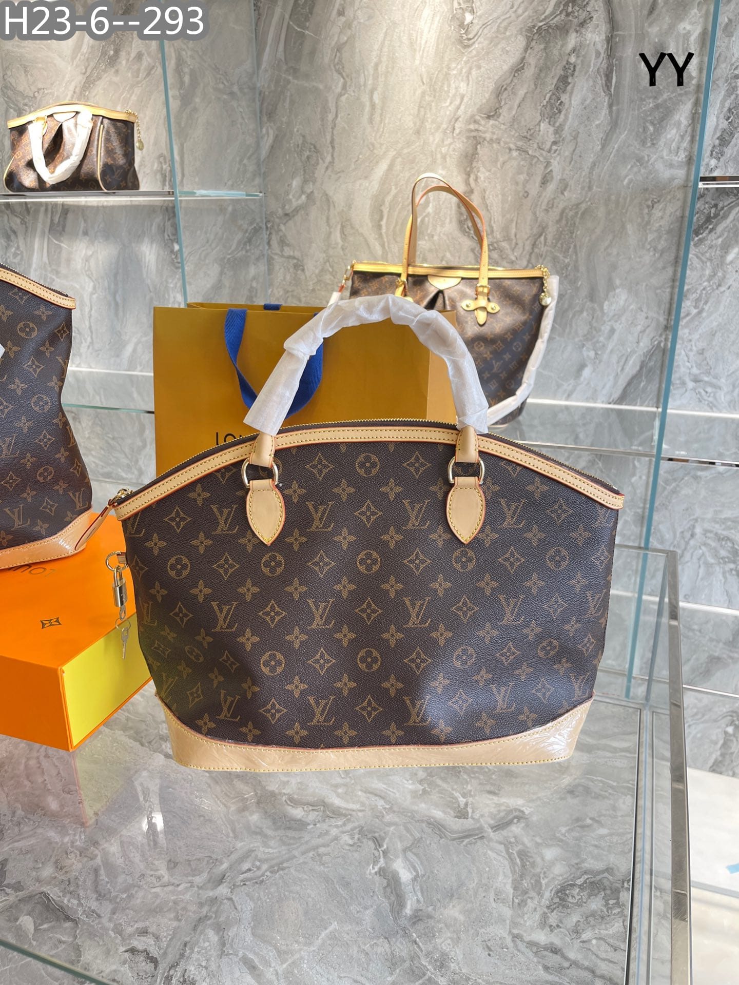 LOUIS VUITTON LOCKIT HORIZONTAL BAG MONOGRAM 38CM M40104 - Image 5