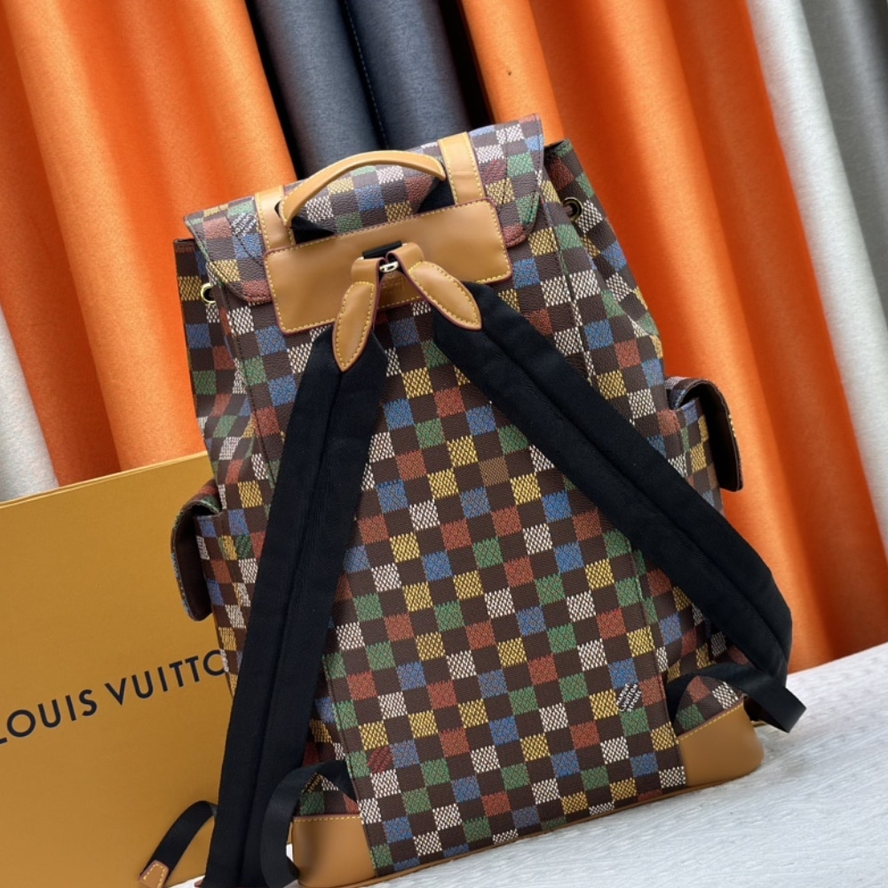 LOUIS VUITTON CHRISTOPHER MM BACKPACK MULTICOLOR 38CM - Image 4