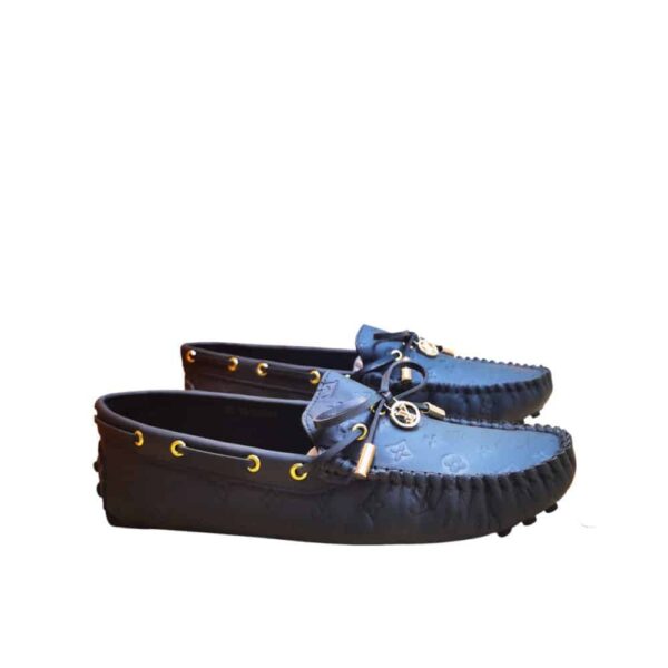 LOUIS VUITTON GLORIA LOAFERS BLACK 1ABV3F