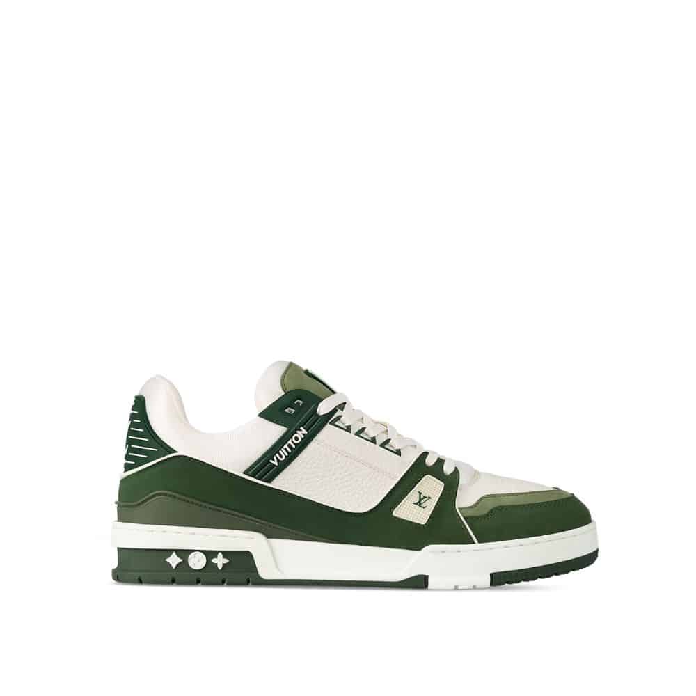 LOUIS VUITTON LV TRAINER SNEAKER GREEN