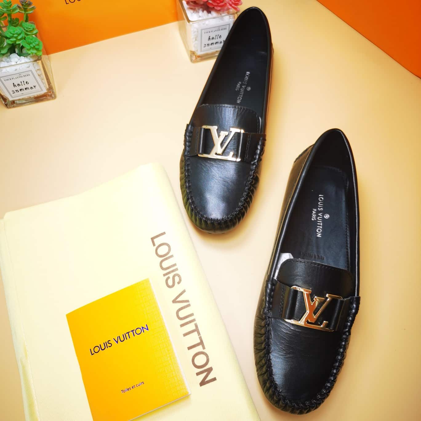 LOUIS VUITTON MONTE CARLO MOCASSIN SHOES BLACK - Image 7