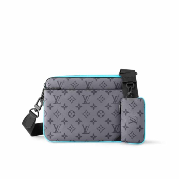 LOUIS VUITTON TRIO MESSENGER TURQUOISE 25CM M69443