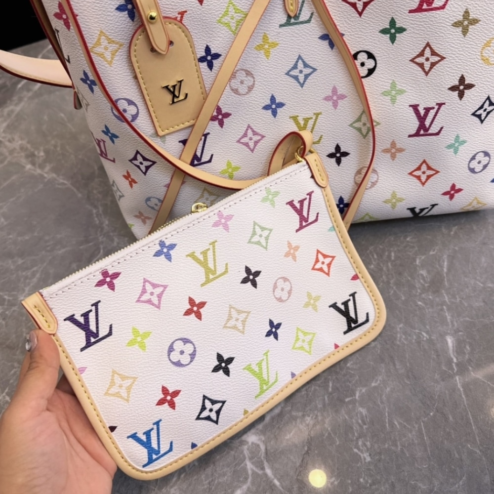 LOUIS VUITTON X TAKASHI MURAKAMI CARRYALL PM 29CM M13661 - Image 6