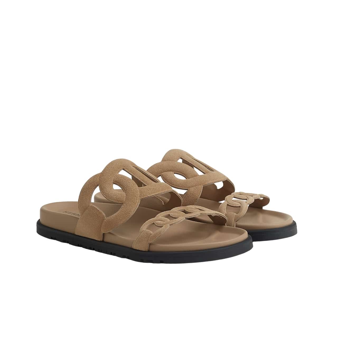HERMES EXTRA SANDAL BEIGE ARGILE H222301Z 1J380