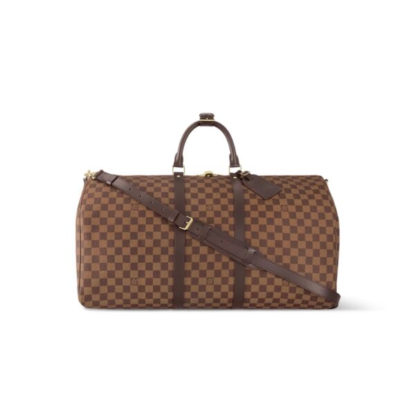 LOUIS VUITTON KEEPALL BANDOULIÈRE 55 DAMIER EBENE N41414