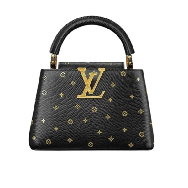 LOUIS VUITTON CAPUCINES MINI BLACK 20CM
