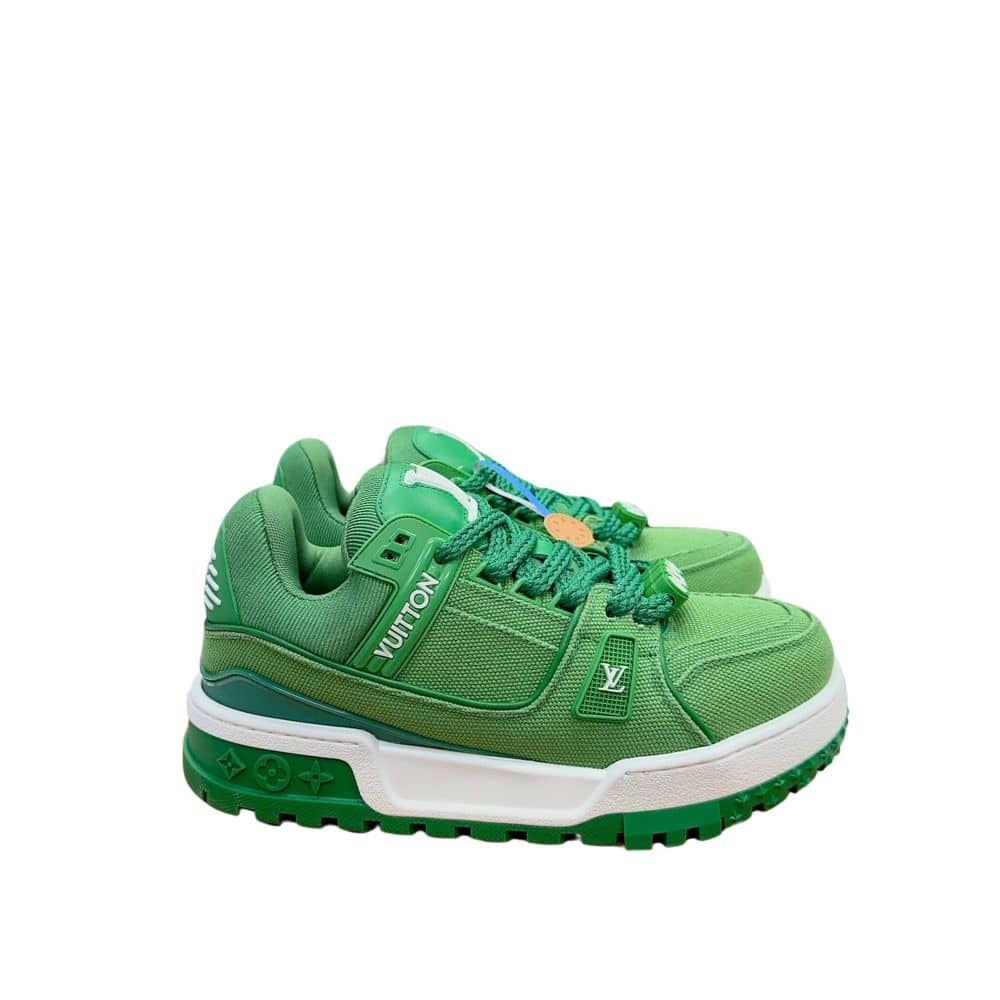 LOUIS VUITTON LV TRAINER MAXI SNEAKER GREEN