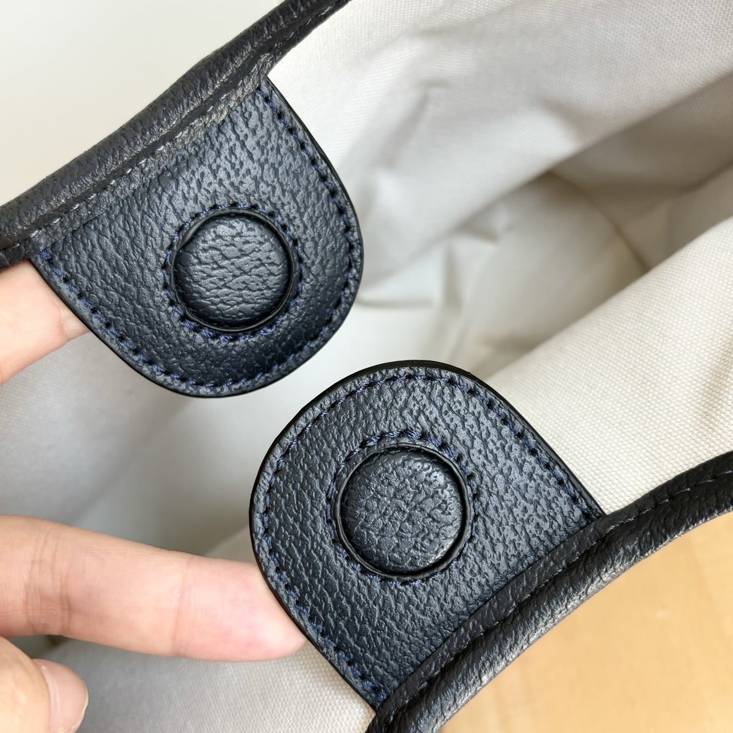 GUCCI GIGLIO SMALL TOTE BAG BLUE AND WHITE GG DENIM 25CM 860845 FAFRW 8864 - Image 8