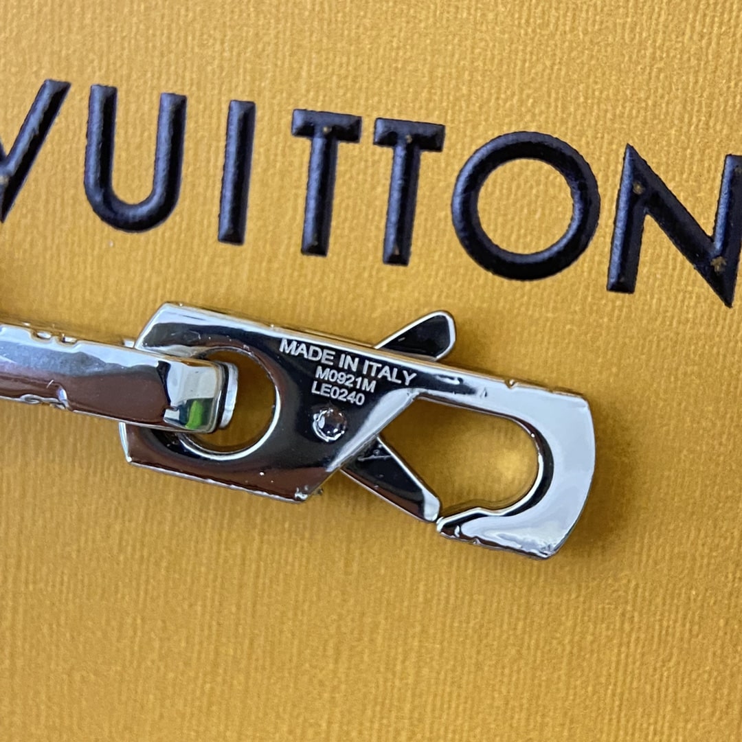 LOUIS VUITTON MONOGRAM TIED UP BRACELET GOLD AND SILVER M1306L - Image 5